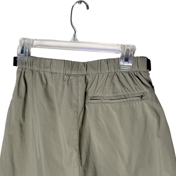 L.L.Bean Women's Nylon Hiking Shorts Green Lightweight Belted Outdoor Small - Picture 6 of 9